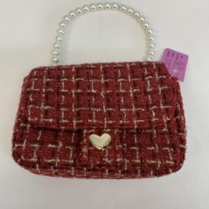 Bag: Maroon/Gold Purse