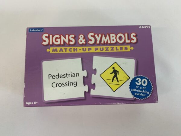 Puzzle: 30 Piece Signs & Symbols Match Up