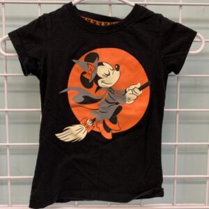 Size 4/5 - Black Minnie Mouse Halloween Shirt