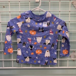 Size 5T - Blue Halloween Shirt (New)