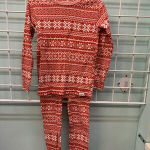 Size 5T - Red/White Organic Gap PJ Set