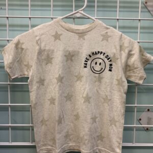 Size 5/6 - Cream Have a Happy Day Mom Shirt