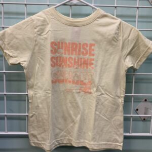 Size 5/6 - Cream Sunrise Sunshine Sunset Shirt