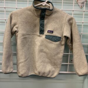 Size 5/6 - Grey/Blue Patagonia Fleece Sweatshirt