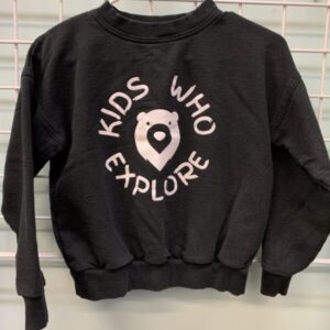 Size 6/7 - Black Kids Who Explore Sweatshirt
