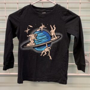 Size 7 - Black Space Shirt