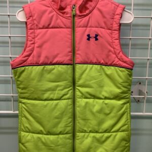 Size 14/16 - Pink/Green Under Armour Loose Cold Gear Vest