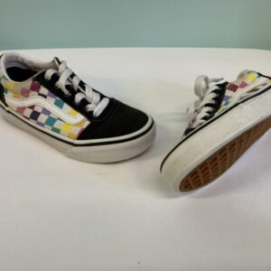 Shoes - Size 12 Toddler, Black/Rainbow Vans