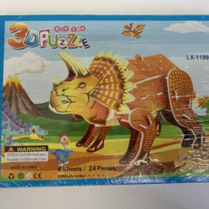 Puzzle: 3D Puzzle - Dinosaur (New)