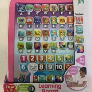 Toy: Pink Learning Board (New)