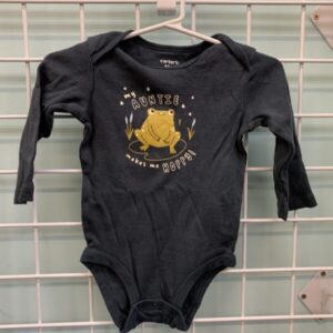 Size 12 Month - Blue My Auntie Makes Me Hoppy Onesie