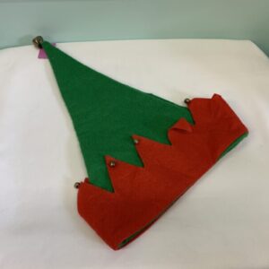 Hat - Youth/Teen - Green/Red Elf Santa