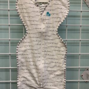 Size NB - White/Grey Love to Dream Arms Up Swaddle Sleepsack