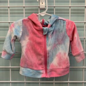 Size 00/03 Month - Blue/Pink Sweatshirt