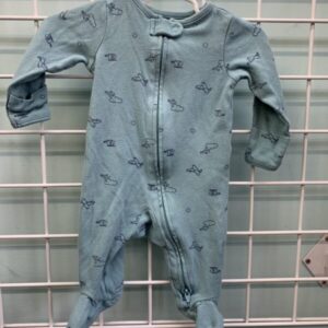 Size 03 Month - Blue Plane Sleeper