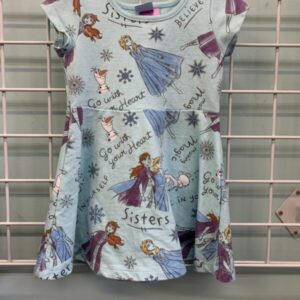Size 3T - Blue Frozen Dress