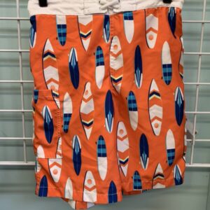 Size 14 - Orange Feather Swimtrunk