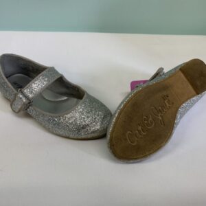 Shoes - Size 10 Toddler, Silver Mary Jane