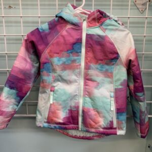 Size 6/6x - Pink/Blue All in Motion Jacket