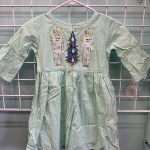 Size 7 - Green Nutcracker Rufflebutt Dress