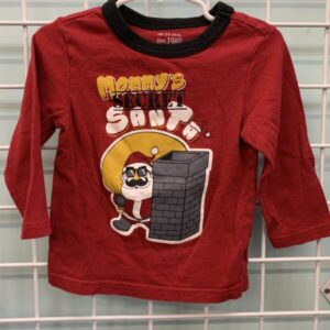Size 18/24 Month - Red Mommy's Secret Santa Shirt