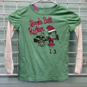 Size 5 - Green Jingle Bell Rocker Shirt