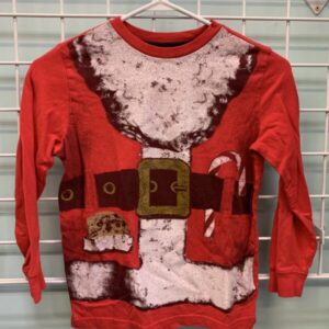 Size 6/7 - Red Santa Shirt