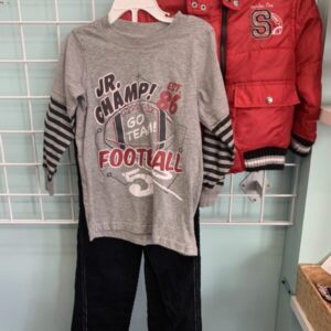 Size 4 - Red/Grey/Black Jr. Champ Set