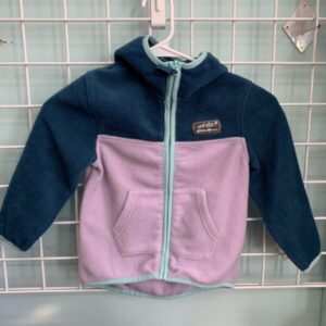 Size 4 - Blue/Purple Eddie Bauer Fleece Sweatshirt