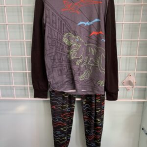 Size 10 - Black/Grey Dinosaur Cuddl Dud PJ Set