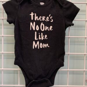 Size 12/18 Month - Black There's No One Like Mom Onesie