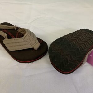 Sandal - 05/06 Infant - Brown/Red Flip Flop