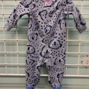 Size 06 Month - Blue Koala Fleece Sleeper