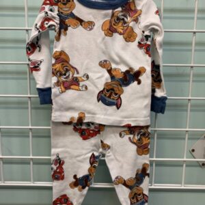 Size 18 Month - White Paw Patrol PJ Set