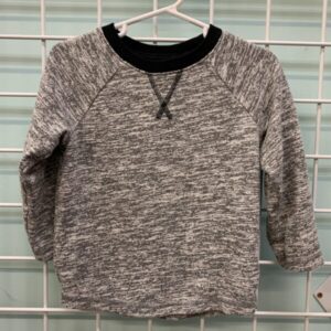Size 2T - Grey/Black Shirt