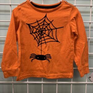 Size 2T - Orange Spider Shirt