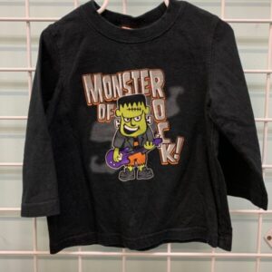 Size 2T - Black Monster of Rock Shirt