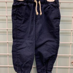 Size 2T - Blue Canvas Jogger Pant