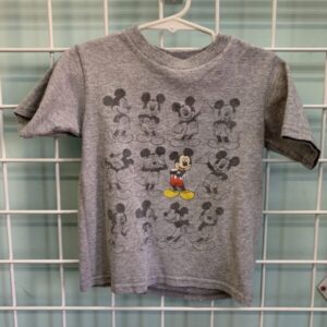 Size 3T - Grey Mickey Mouse Shirt