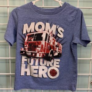 Size 3T - Blue Mom's Future Hero Shirt