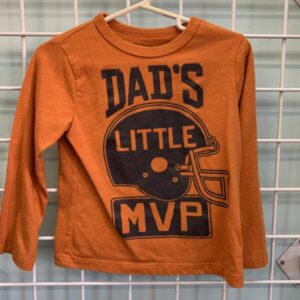 Size 3T - Orange Dad's Little MVP Shirt