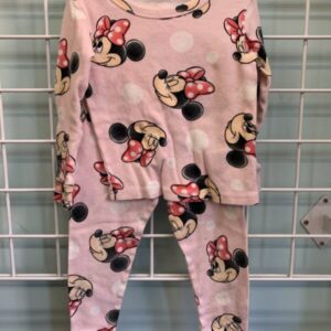 Size 4T - Pink Minnie Mouse PJ Set