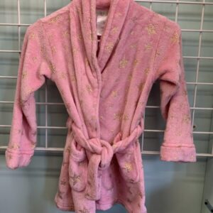 Size 7/8 - Pink/Gold Star Robe