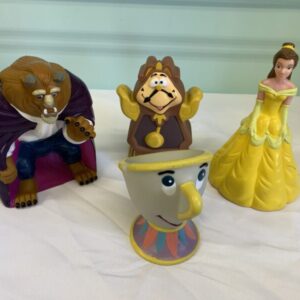 Toy: Vintage Beauty & the Beast Hand Puppets