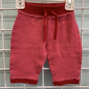 Size 03/06 Month - Red/Pink Stripe Pant