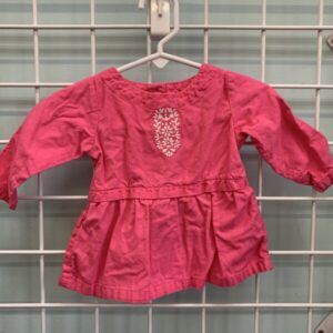 Size 06 Month - Pink/White Shirt
