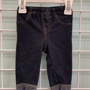 Size 06 Month - Blue Cuffed Jegging