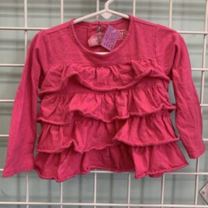 Size 24 Month - Pink Ruffle Shirt