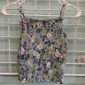 Size 11/12 - Green Floral Shirt