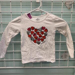 Size 4T - White Be Mine Valentine Shirt